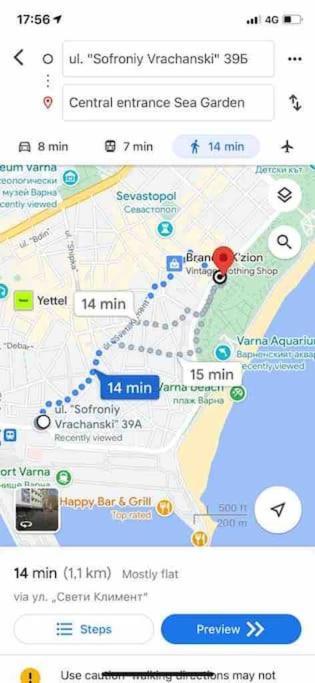 New Luxury Furnished Apartment - Beach, Varna Center & Fast Wi-Fi Dış mekan fotoğraf